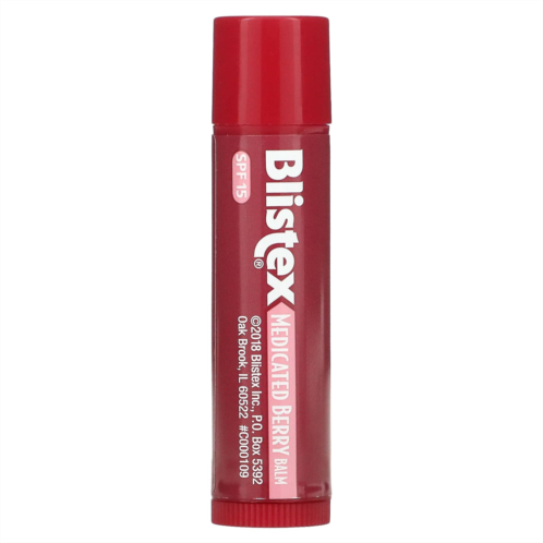 Blistex Medicated Lip Protectant/Sunscreen SPF 15 Berry 0.15 oz (4.25 g)
