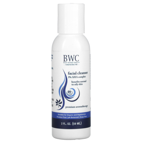 Beauty Without Cruelty Facial Cleanser 3% AHA Complex 2 fl oz (59 ml)