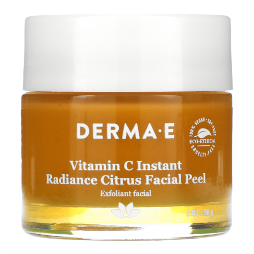 DERMA E Vitamin C Instant Radiance Citrus Facial Peel 2 oz (56 g)