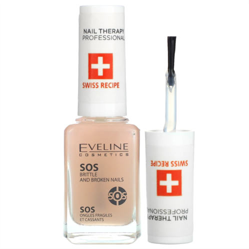 Eveline Cosmetics SOS Brittle & Broken Nails Multivitamin Conditioner 0.42 fl oz (12 ml)