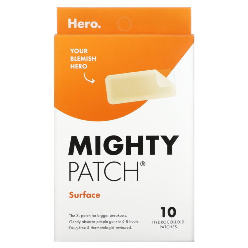 Hero Cosmetics Mighty Patch Surface 10 Hydrocolloid Patches