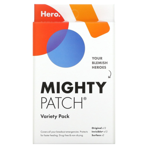 Hero Cosmetics Mighty Patch Variety Pack 26 Patches