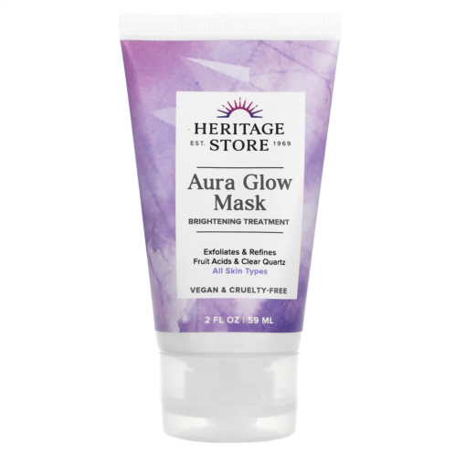 Heritage Store Aura Glow Beauty Mask All Skin Types 2 fl oz (59 ml)