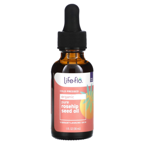 Life-flo Organic Pure Rosehip Seed Oil 1 fl oz (30 ml)