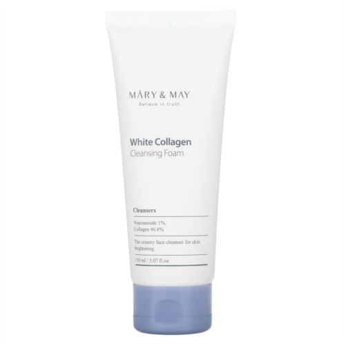 Mary & May White Collagen Cleansing Foam 5.07 fl oz (150 ml)
