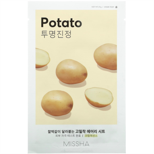Missha Airy Fit Beauty Sheet Mask Potato 1 Sheet 19 g