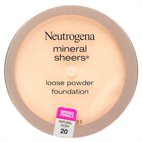 Neutrogena Mineral Sheers Loose Powder Foundation Natural Ivory 20 0.19 oz (5.5 g)