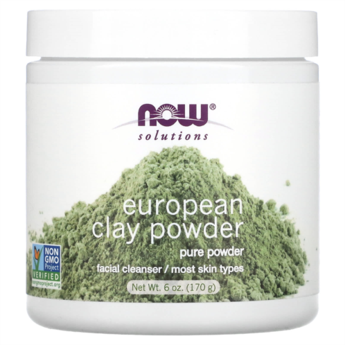 NOW Foods Solutions European Clay Powder 6 oz (170 g)
