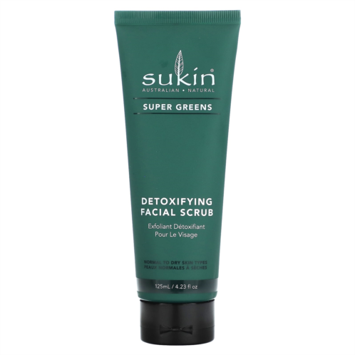 Sukin Super Greens Detoxifying Facial Scrub 4.23 fl oz (125 ml)