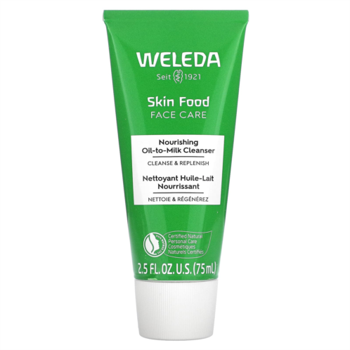 Weleda Skin Food Face Care Nourishing Oil-To-Milk Cleanser 2.5 fl oz (75 ml)