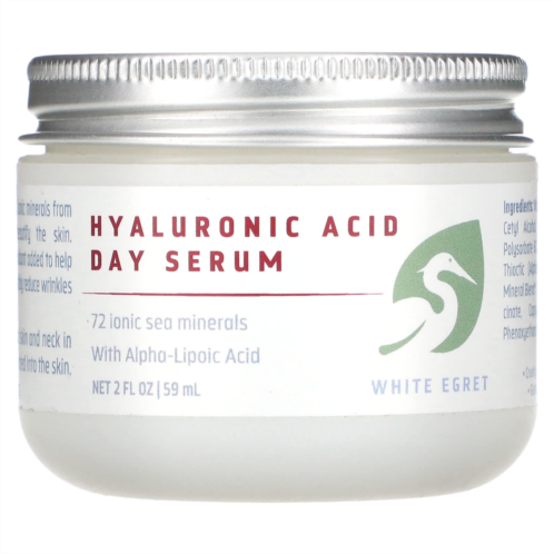 White Egret Personal Care Hyaluronic Acid Day Serum 2 fl oz (59 ml)