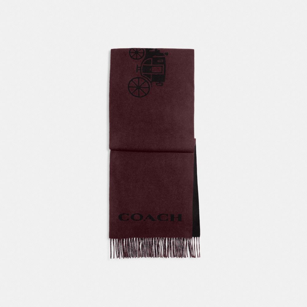 COACH Horse And Carriage Cashmere Muffler