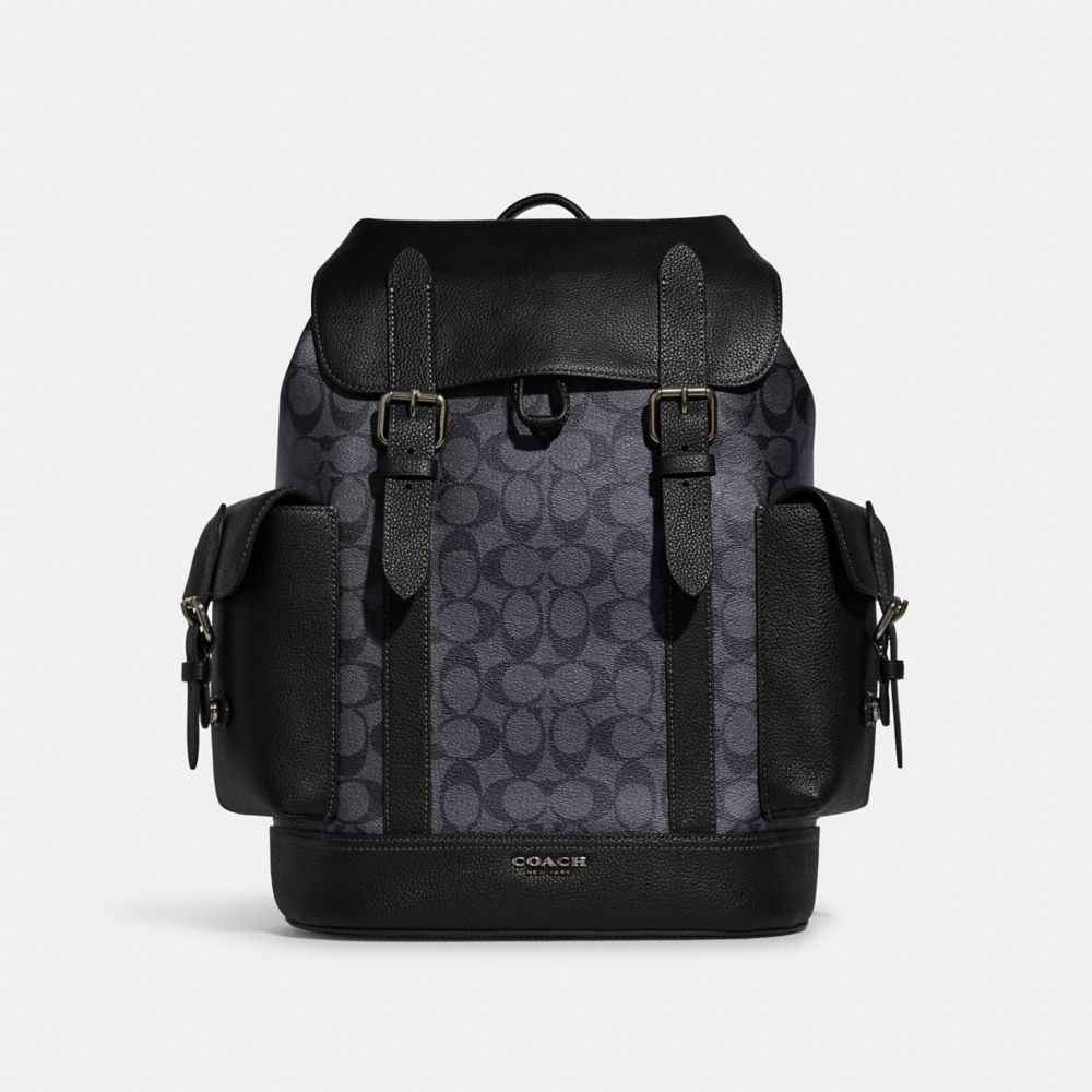COACH Hudson Backpack In Signature Canvas
