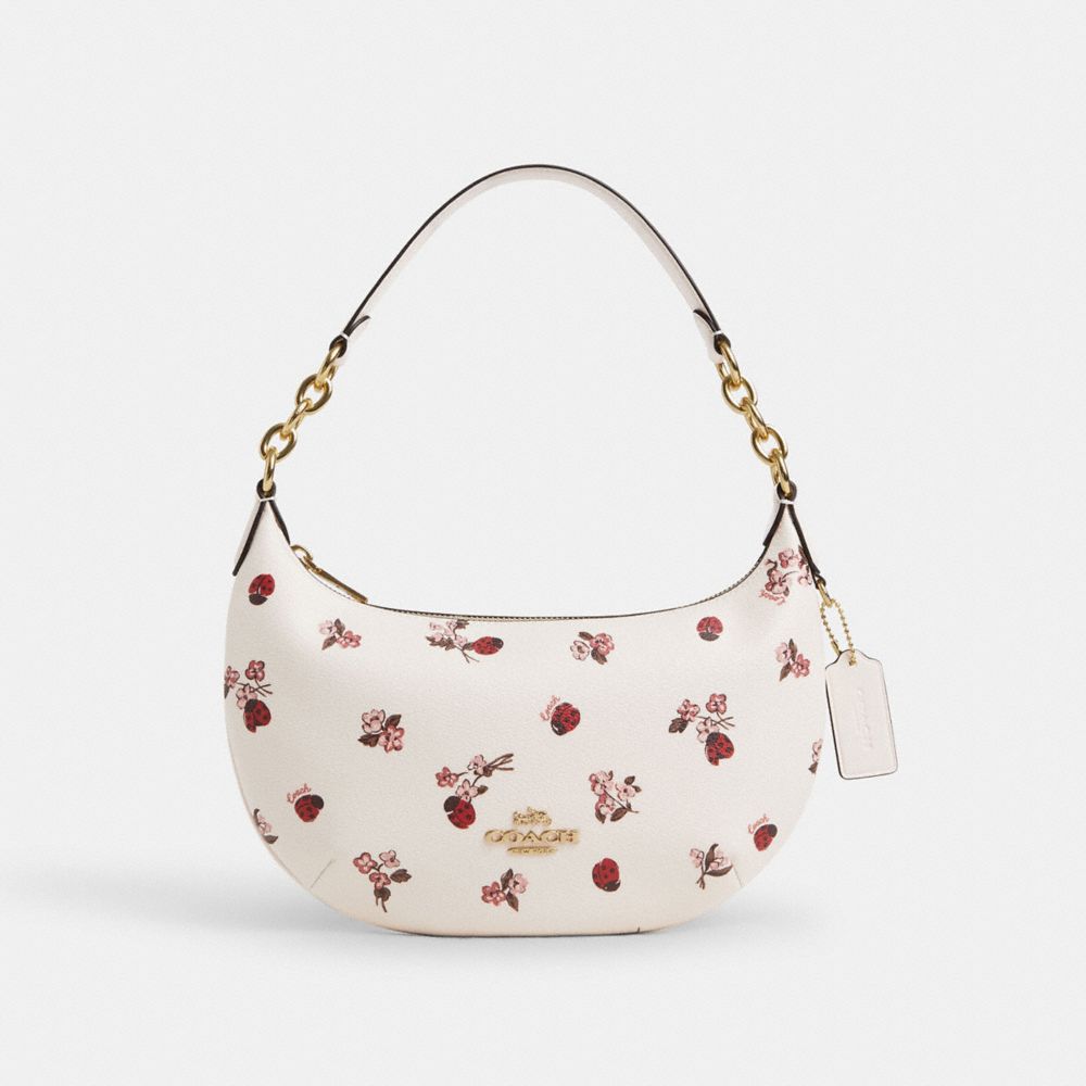 COACH Payton Hobo Bag With Ladybug Floral Print
