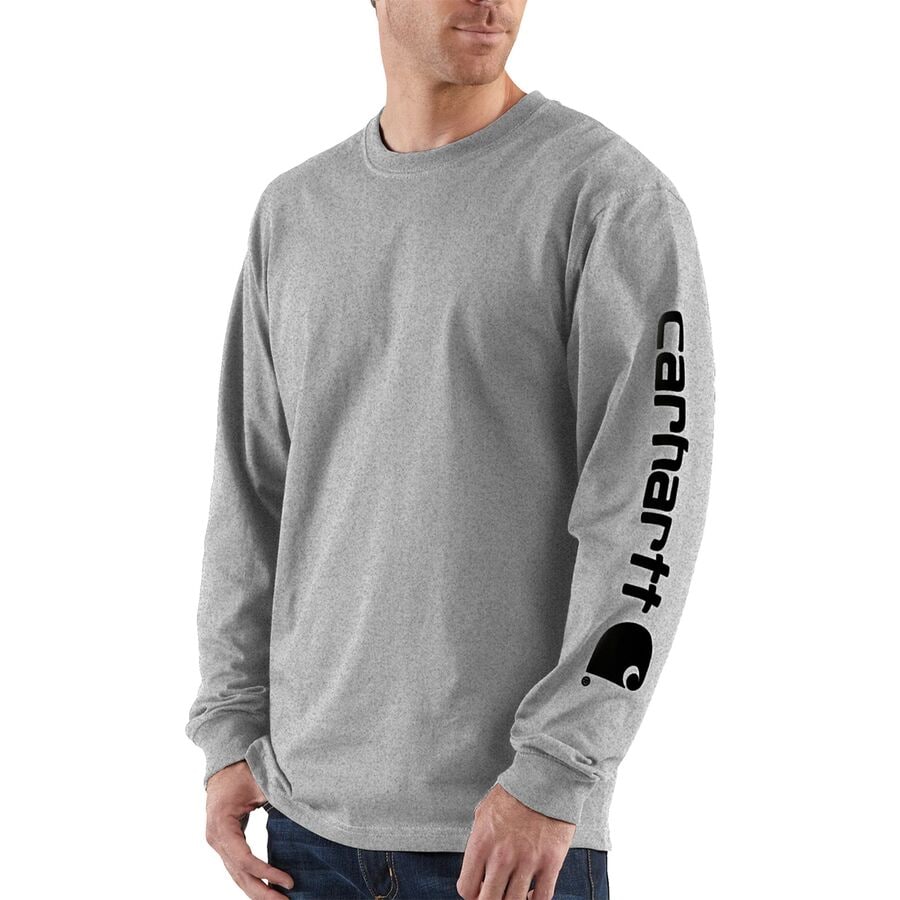 Carhartt Signature Sleeve Logo Long-Sleeve T-Shirt - Mens