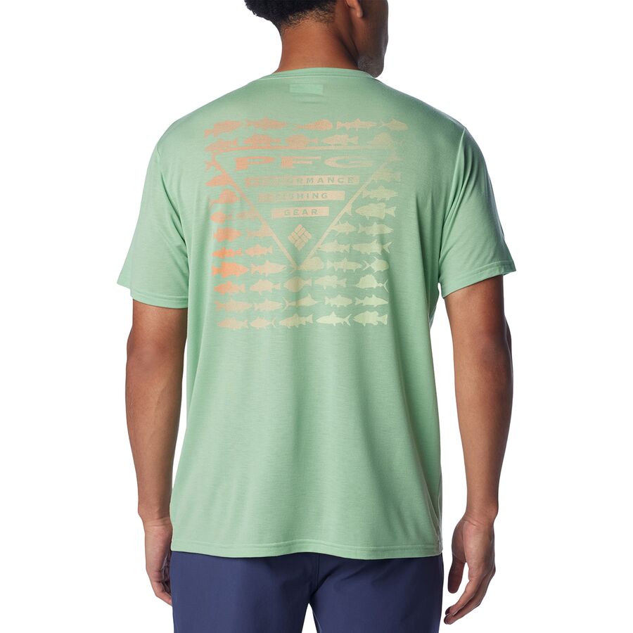 Columbia PFG Triangle Fill Tech T-Shirt - Mens