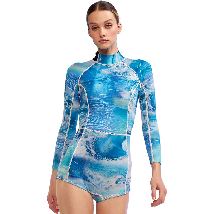 Cynthia Rowley Water Camo .5mm Spring Wetsuit - Womens