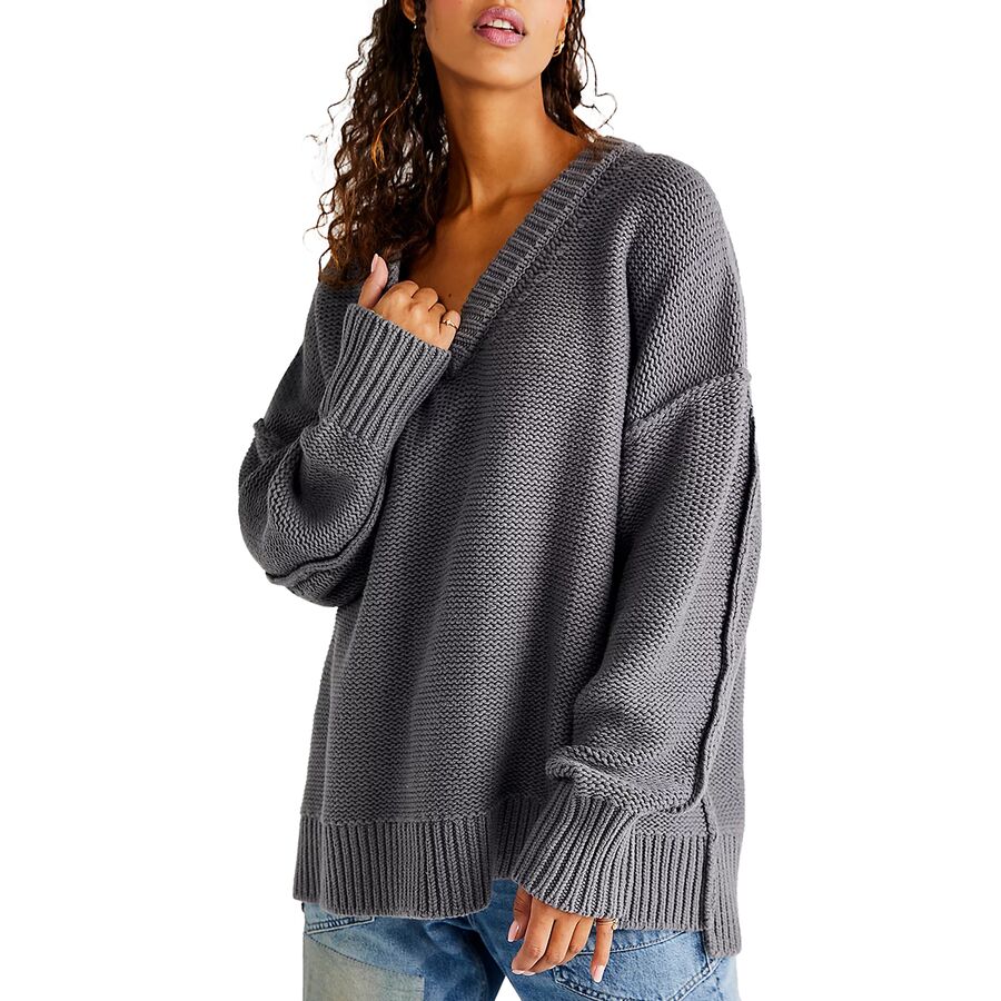 Free People Alli V Neck Sweater - Womens