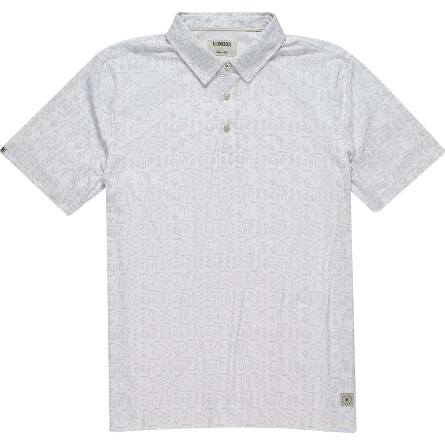 Linksoul Delray Print Polo Shirt - Mens