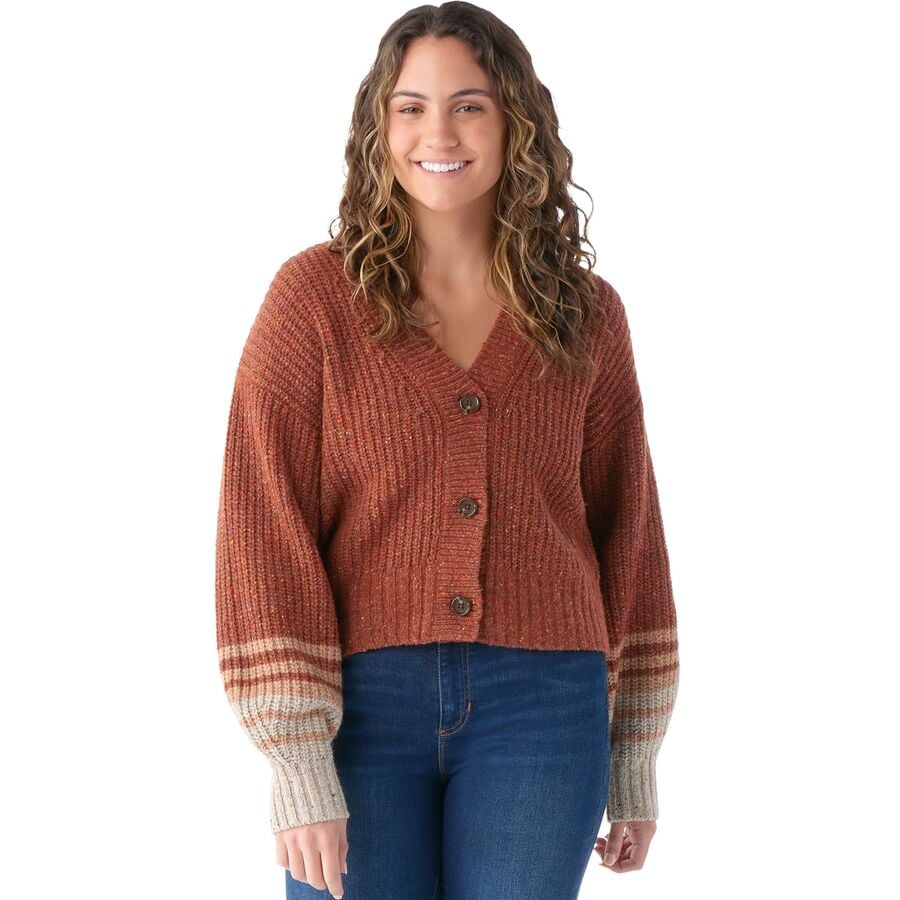 Smartwool Cozy Lodge Cropped Cardigan Sweater - Womens