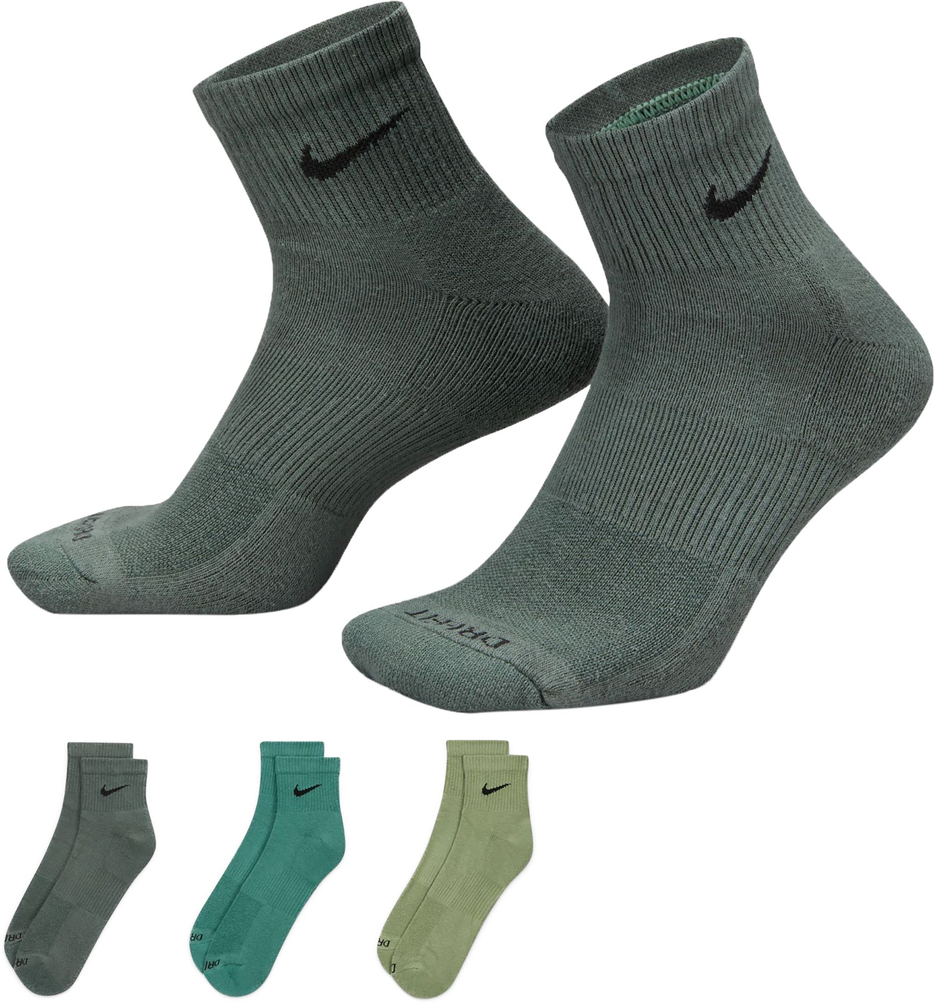 Nike Everyday Plus Cushion Ankle Training Socks - 3 Pack