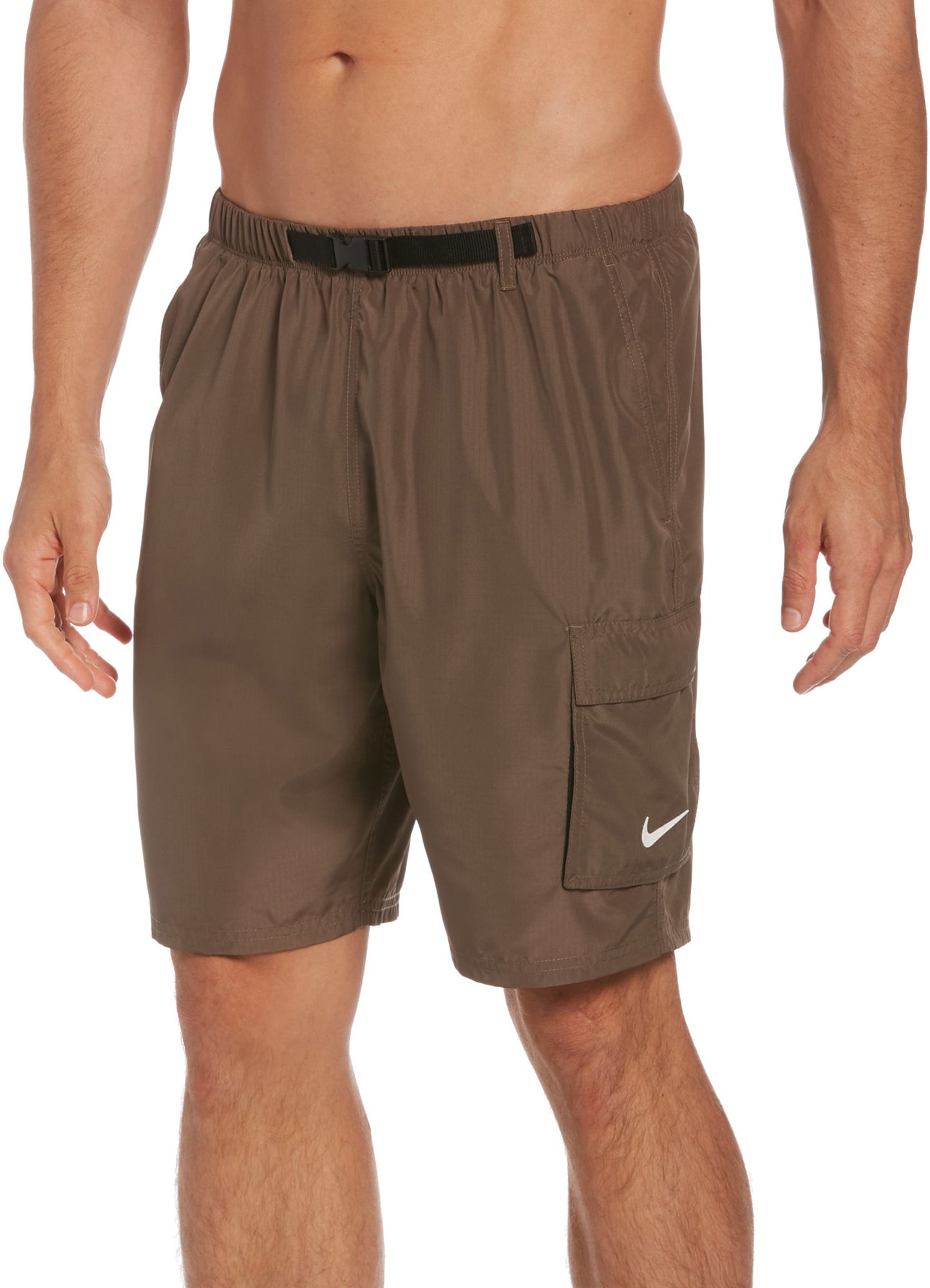 Nike Mens Belted Packable 9 Volley Swim Trunks