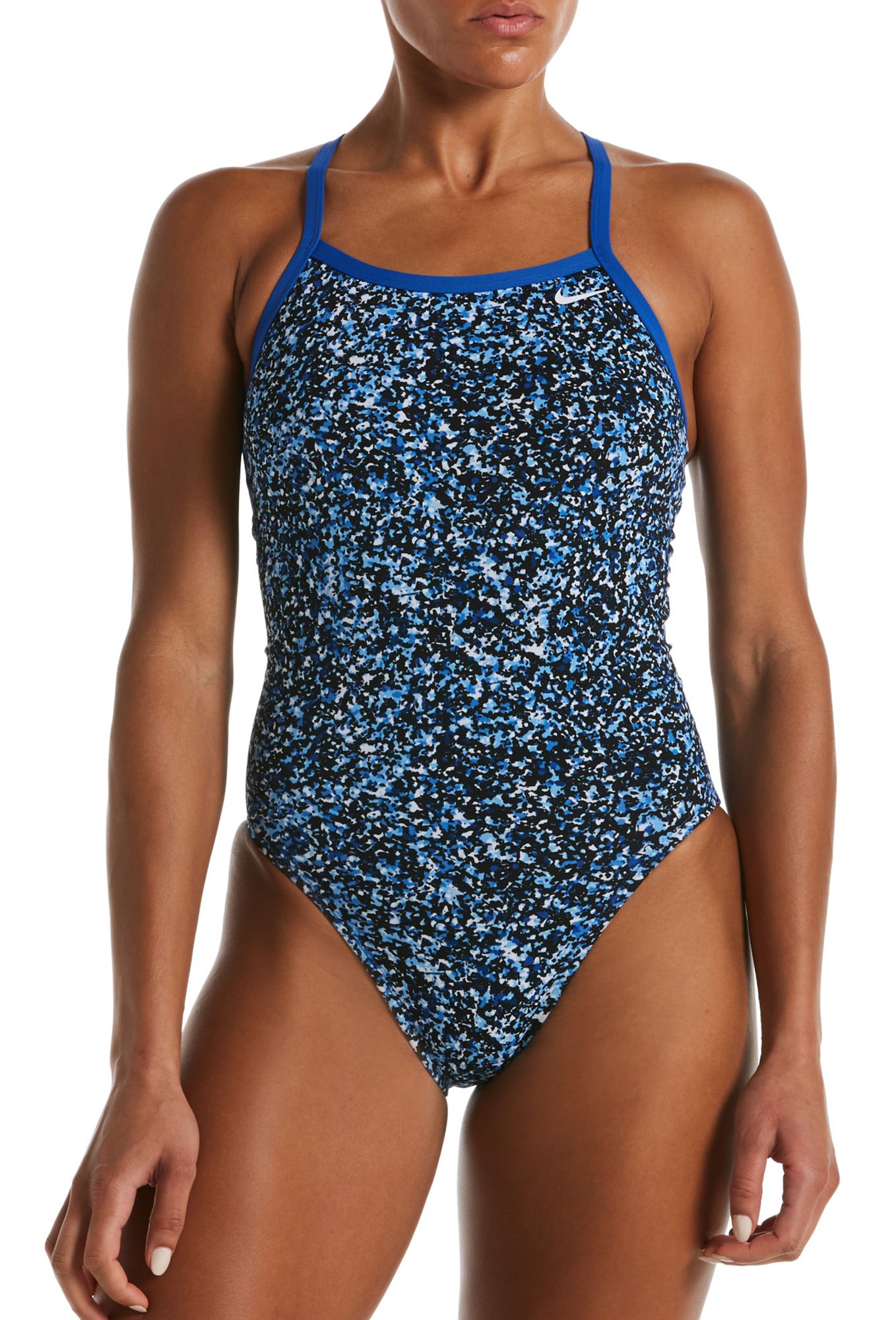 Nike Womens Hydrastrong Crossback One-Piece Swimsuit