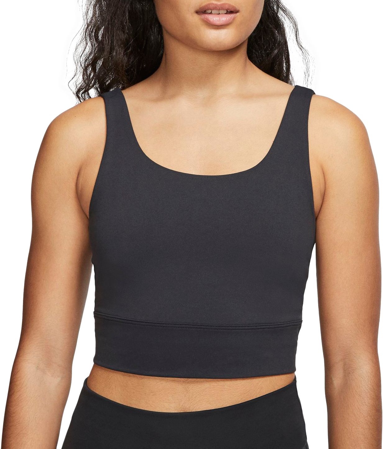 Nike Womens Luxe Cropped Novelty Tank Top