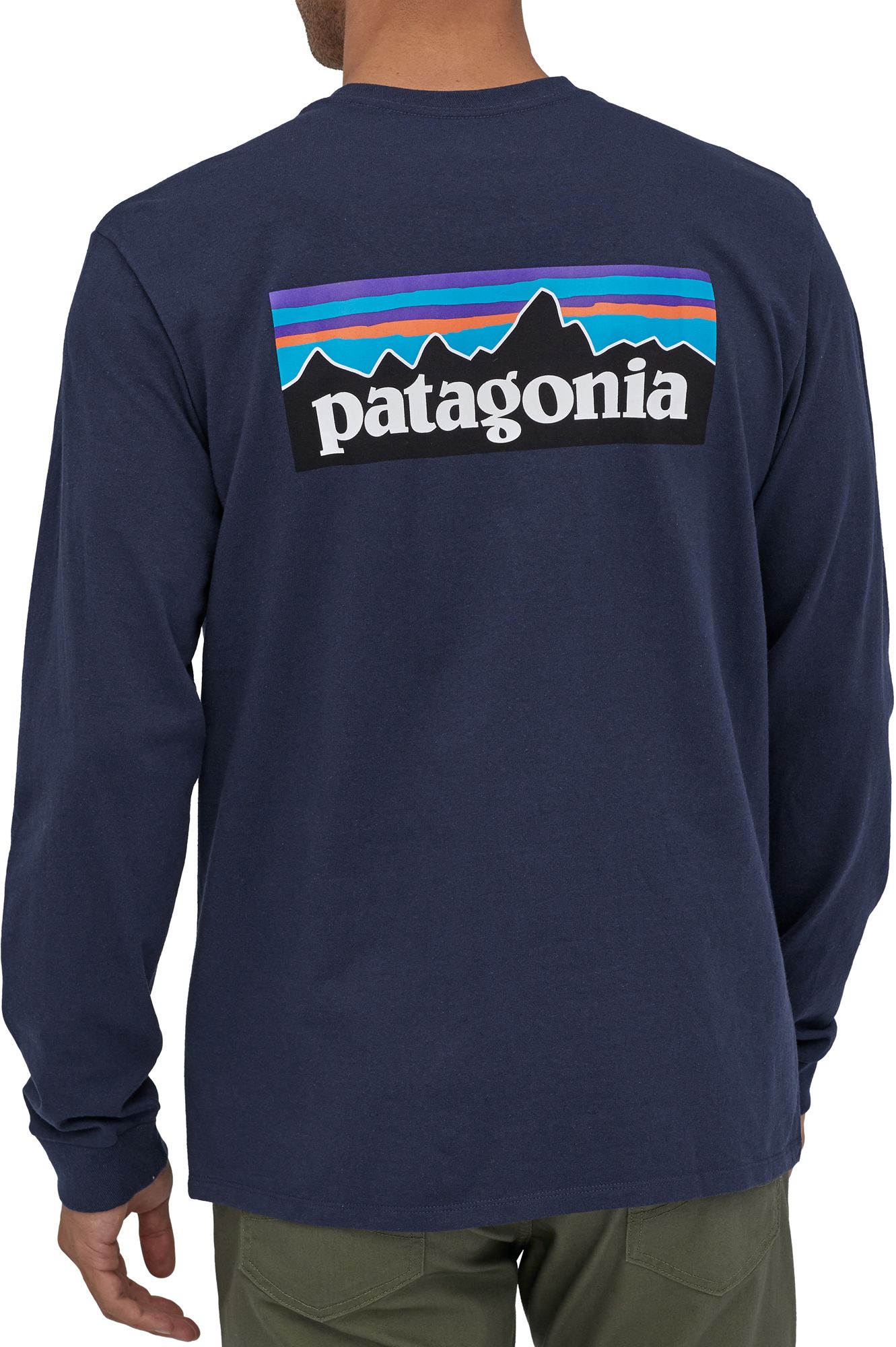 Patagonia Mens P-6 Logo Responsibili-Tee Long Sleeve Shirt