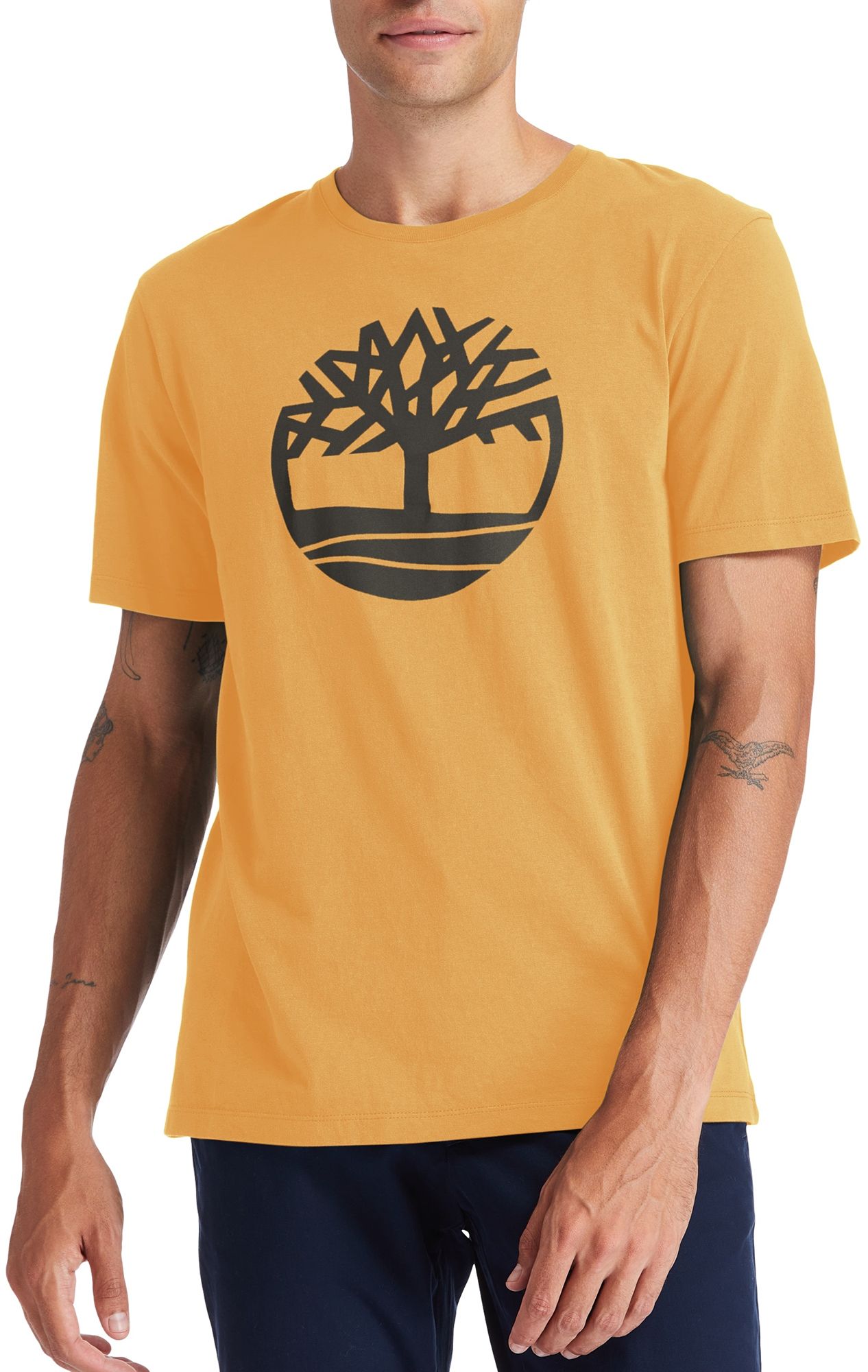 Timberland Mens Kennebec River Tree Logo Graphic T-Shirt