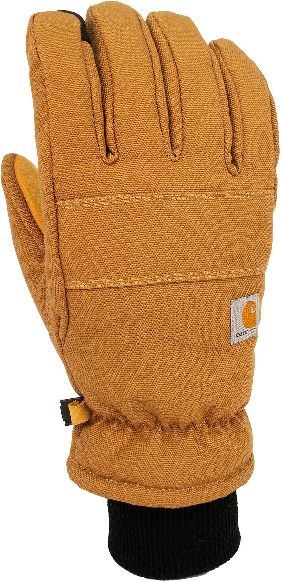 Carhartt Mens Insulated Duck Synthetic Leather Knit Cuff Gloves