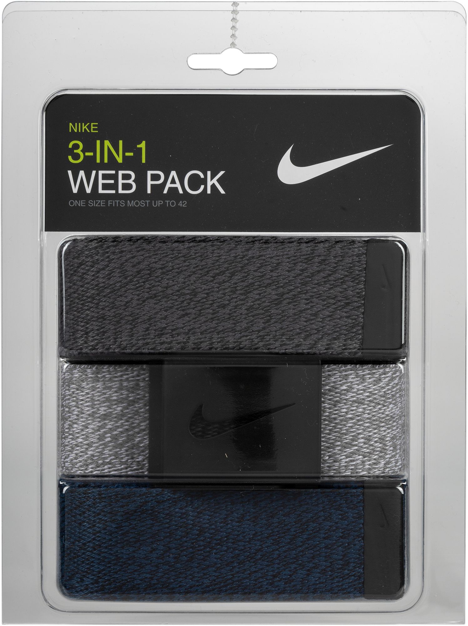 Nike Web Belts - 3 Pack