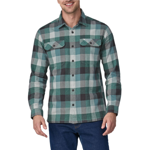 Patagonia Mens Organic Cotton Midweight Fjord Flannel Long Sleeve Shirt