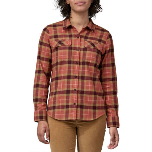 Patagonia Womens Long Sleeve Organic Cotton Midweight Fjord Flannel Shirt