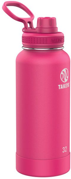 Takeya Pickleball Insulated 32 Oz. Water Bottle with Sport Spout Lid
