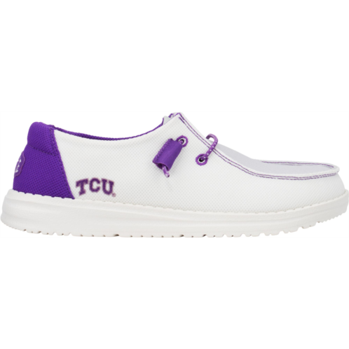 Hey Dude Womens Wendy TCU Horned Frogs Shoes
