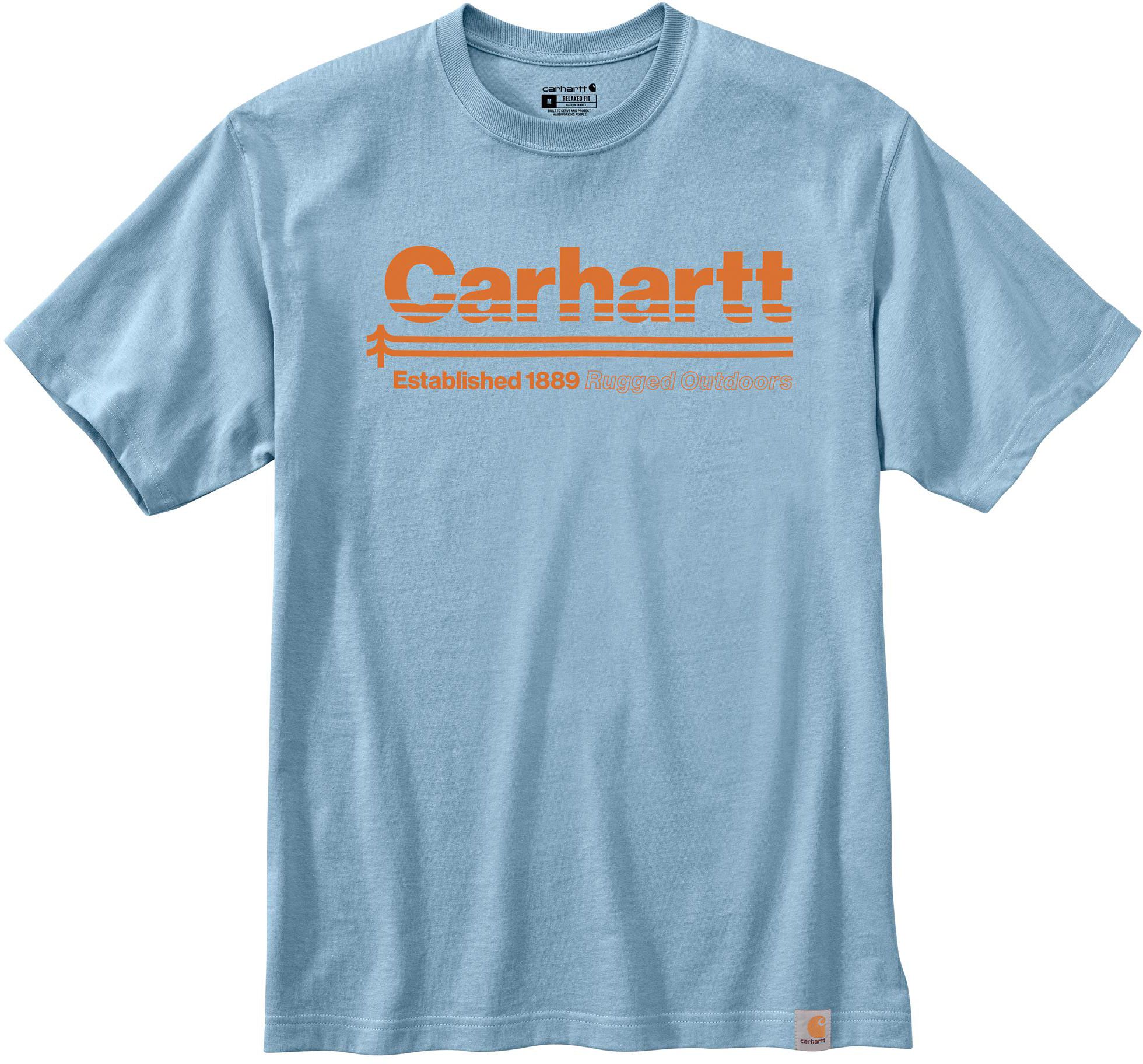 Carhartt Carhart Mens Outdoors Graphic Logo T-Shirt