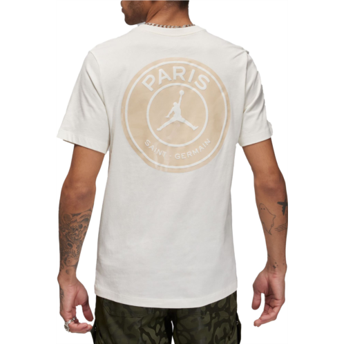 Jordan Mens Paris Saint-Germain Logo Short Sleeve Graphic T-Shirt