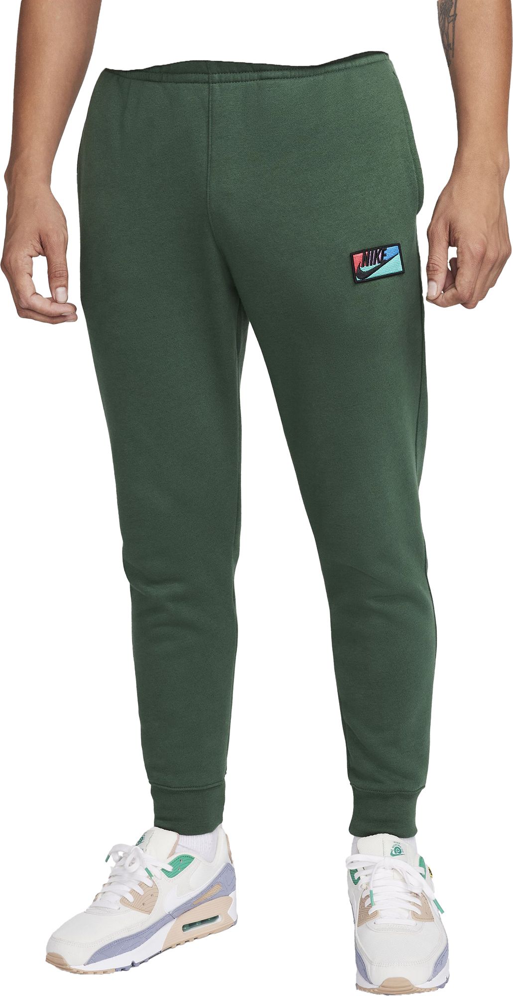 Nike Mens Club Fleece Graphic Patch Pants