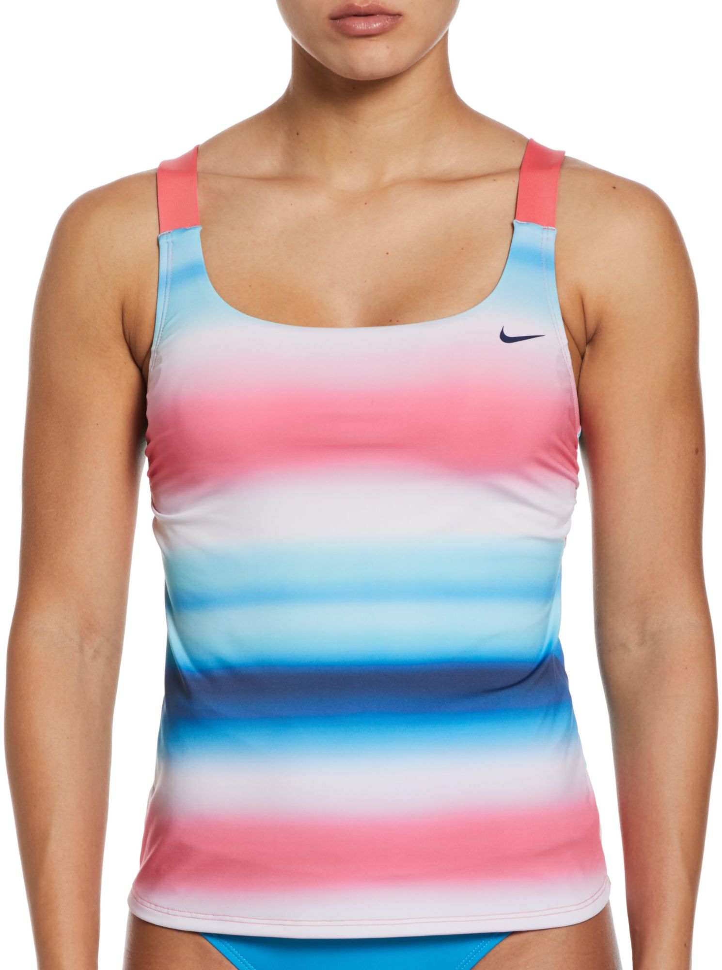 Nike Womens Horizon Stripe V-Back Tankini