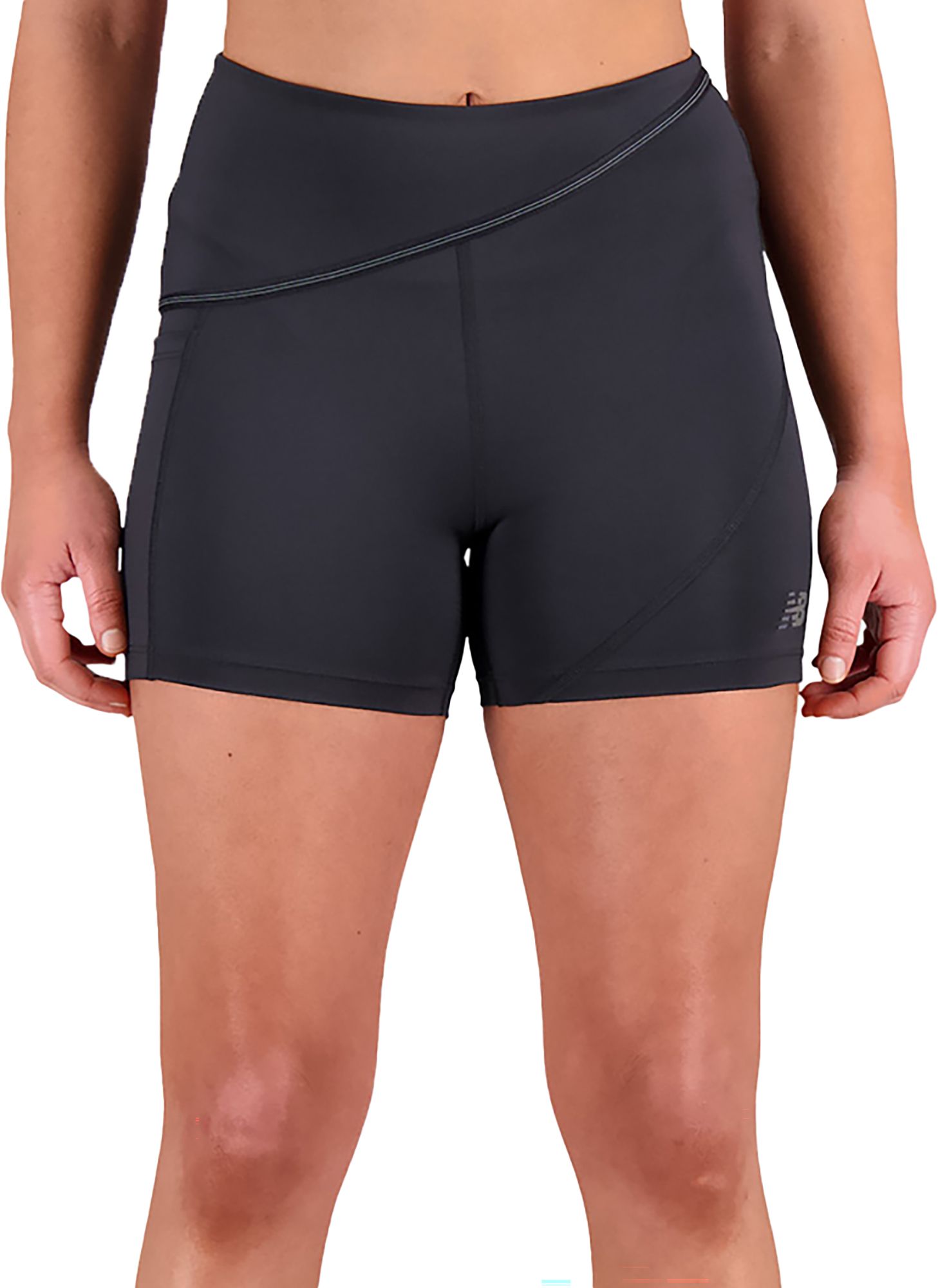 New Balance Womens Q Speed Shape Shield 4 Fitted Shorts