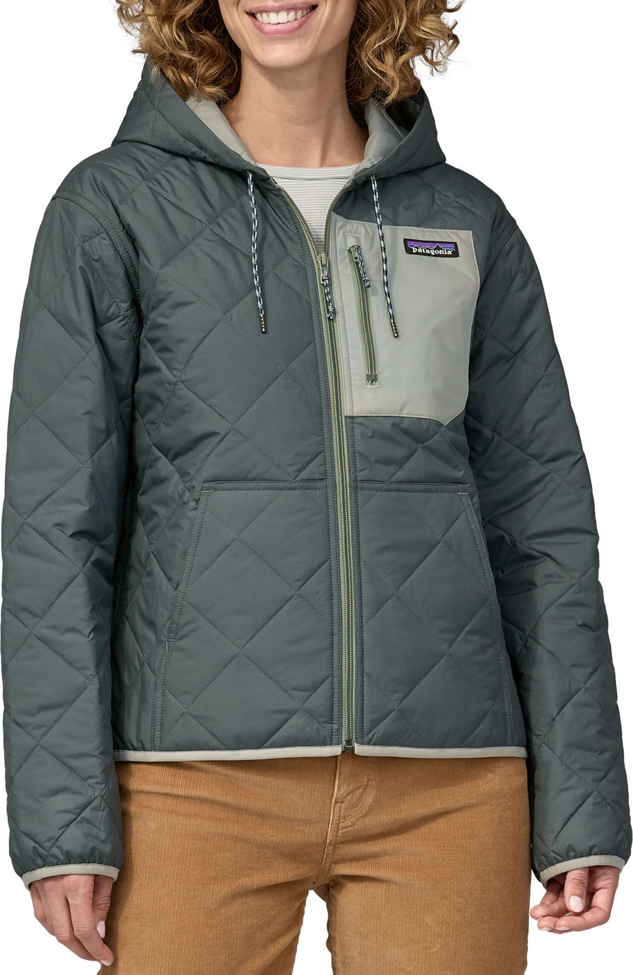 Patagonia Womens Diamond Quilted Bomber Hoody