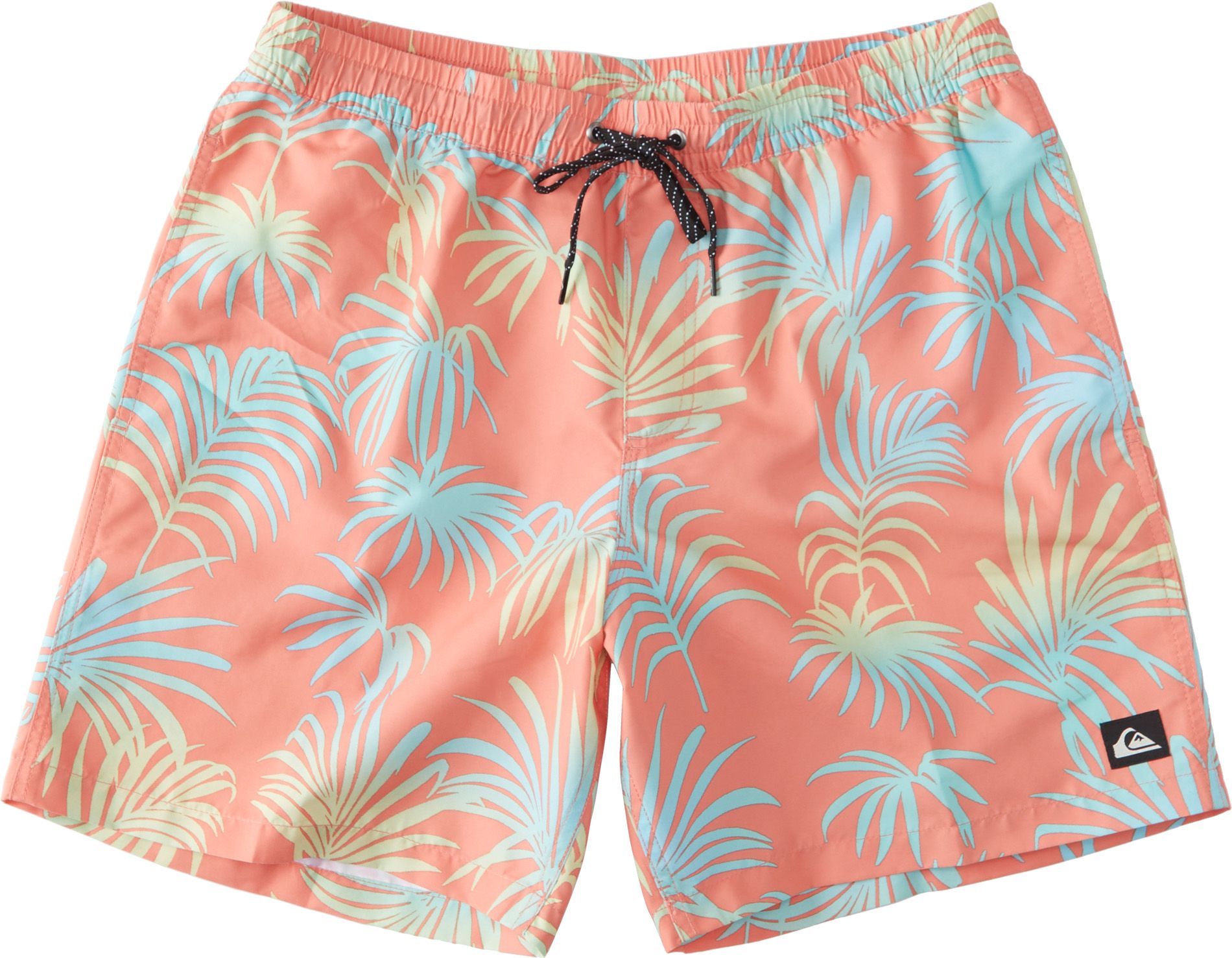 Quiksilver Mens D Faded Palm Volley 17 Boardshorts