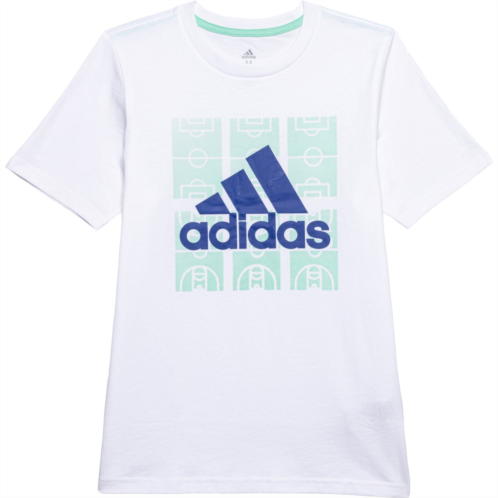 Adidas Big Boys On the Court T-Shirt - Short Sleeve