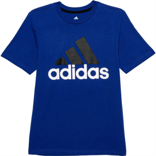 Adidas Big Boys Two-Tone Logo T-Shirt - Short Sleeve