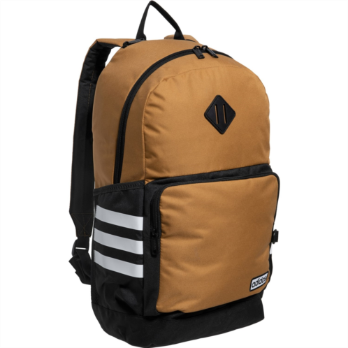 Adidas Classic 3S 4 Backpack - Mesa Brown-Black-White