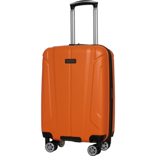 Ben Sherman 20” Derby Carry-On Spinner Suitcase - Hardside, Expandable, Mandarin