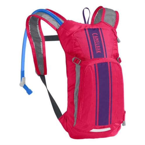 CamelBak Mini M.U.L.E. 1.5 L Hydration Backpack - 50 oz. Reservoir, Hot Pink-Purple Stripe (For Boys and Girls)