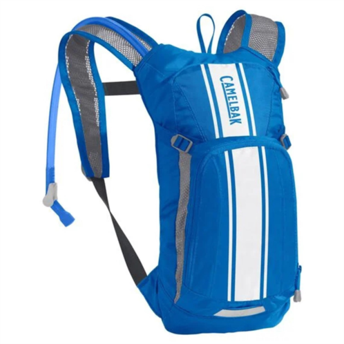 CamelBak Mini M.U.L.E. 1.5 L Hydration Backpack - 50 oz. Reservoir, Lapis Blue-White Stripe (For Boys and Girls)