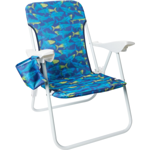 C&C California Portside Sharks Adjustable Folding Beach Chair (For Boys and Girls)